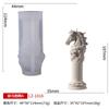 DIY Horse Head Roman Column Totem Candle Resin Mold - Resin Casting Silicone Molds for Home Decor&Candle Making Wave Spiral Mold