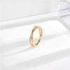 Temperament Cross Diamond Titanium Steel Ring Women's Niche Design Sense Stainless Steel Ring Tide Jewelry