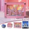3D Notepad Castle Memo Pad Paper Notes Kawaii Desk Accessories Birthday Gift