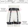 Women Sexy Leg Harness Garter Belt Leather Lingerie Bdsm Bondage Lingerie Thigh Garter Goth Fetish Clothing Festival Rave Outfit