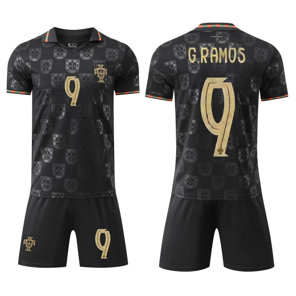 2026 Portugal Football Jerseys Black #9 16