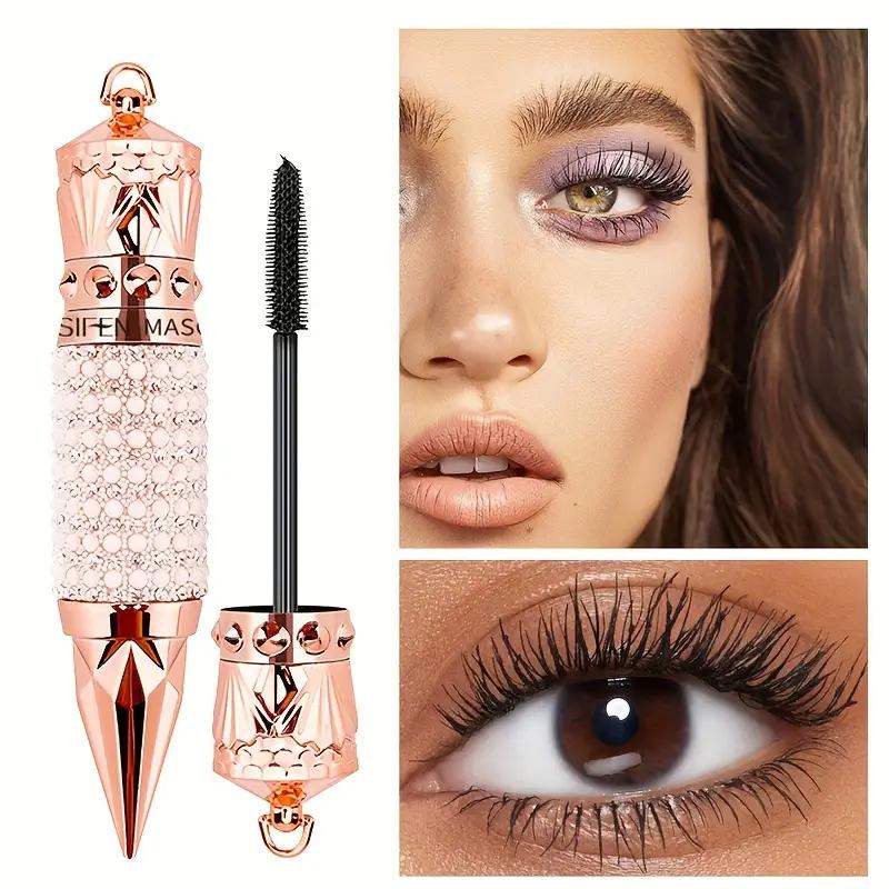 Queen's Scepter Schwarze Wasserdichte Mascara Verlängert Wimpern Extension Dicke Seidenfaser Mascara Damen Make-up Augenkosmetik
