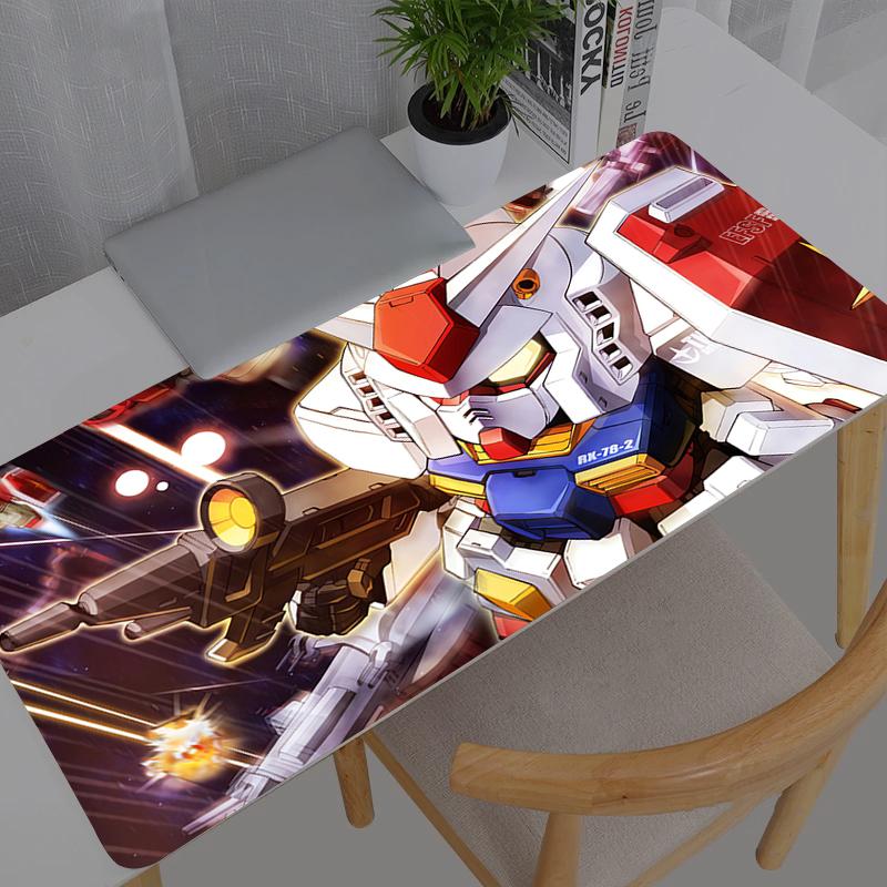 Mouse Pad Anime Gaming Mobile Suit Gundam Accessories new XXL Large Carpet Gamer PC Computer Keyboard Desk Mat Mausepad