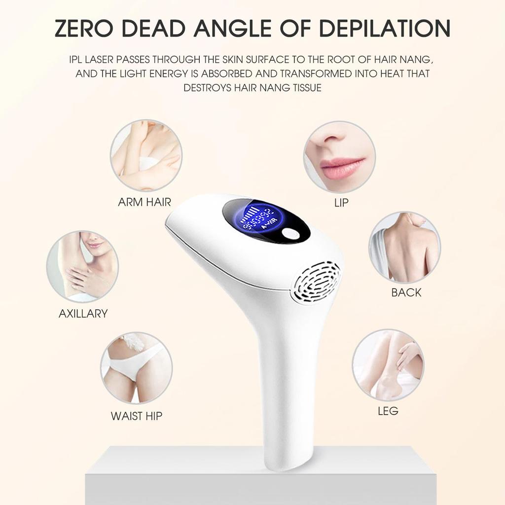 IPL Hair Removal Devices Painless Permanent Hair Remover Electric Epilators for Armpits Legs Arms Bikinis Line At-Home Use Depilator Device