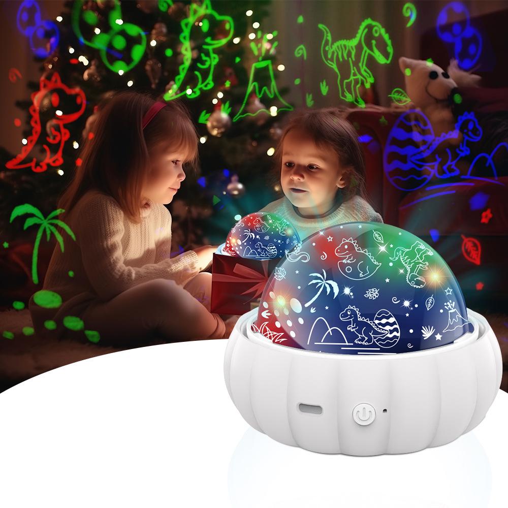 Starry Sky Rotating Night Light - Creative 360° Colorful Projector for Kids