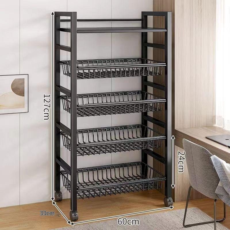 Kitchen Storage Rack for Cleaning Supplies and Organization
