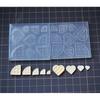 2pcs Mini Waffle Cookies Molds Silicone Mold for Making Chocolate Candy Muffin Mousses Cakes Pudding DIY Baking Craft