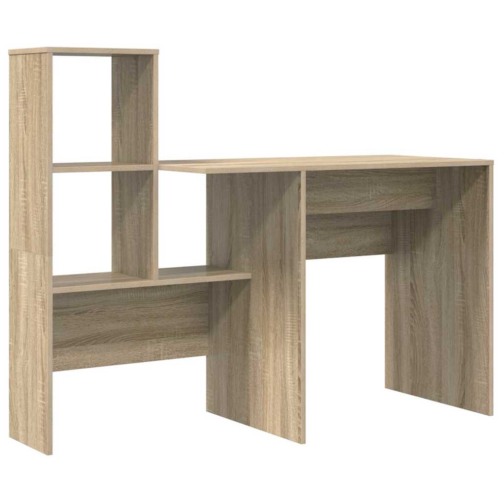 Desk in Sonoma Oak Finish 131.5 x 50 x 106.5 cm Particleboard