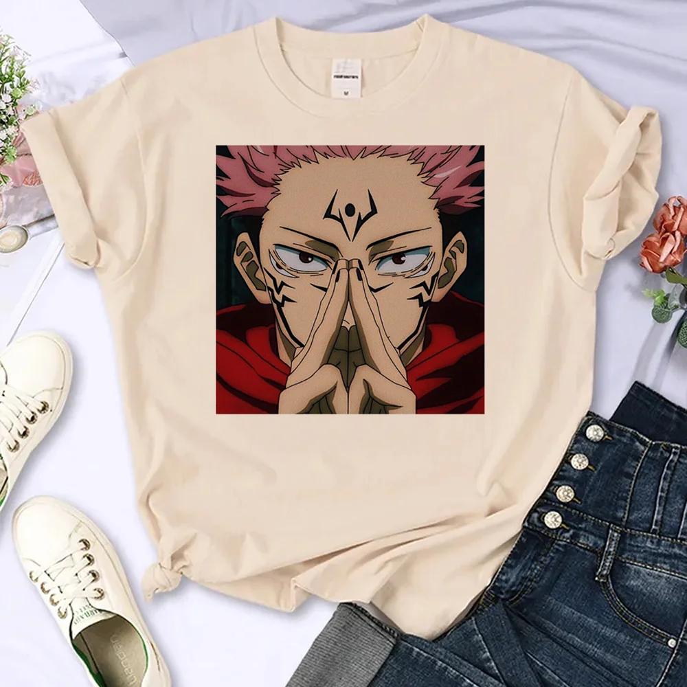 Jujutsu Kaisen Tee women comic t-shirts female anime clothing
