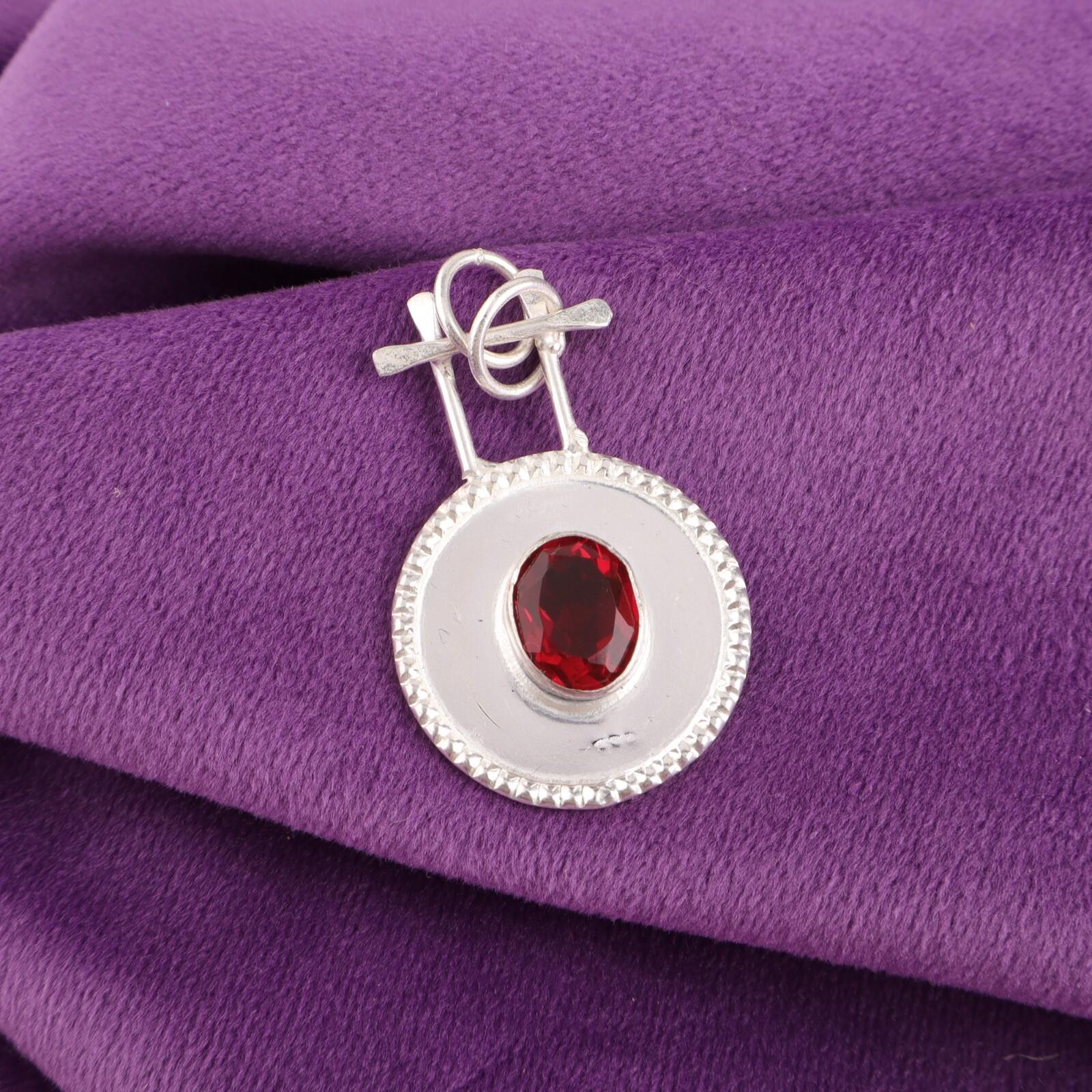 

Pink Rubellite Gemstone 925 Sterling Silver Unique Sisters Gift Boho New Pendant PP-57-16