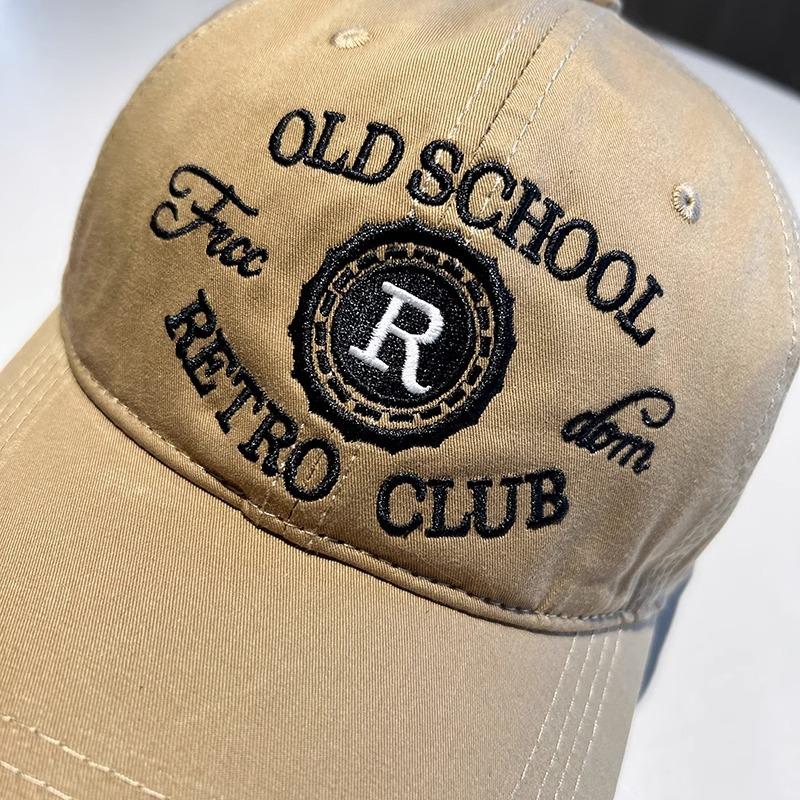 Spring and Autumn New Hat Women's Embroidery Letter Cotton Baseball Cap Street Versatile Cap Men