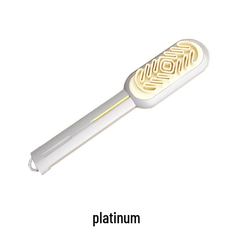 

Двусторонняя щетка из мягкой резины и замши: Бережный двусторонний уход за кожаной обувью и ботинками, удобный и не повреждающий белый