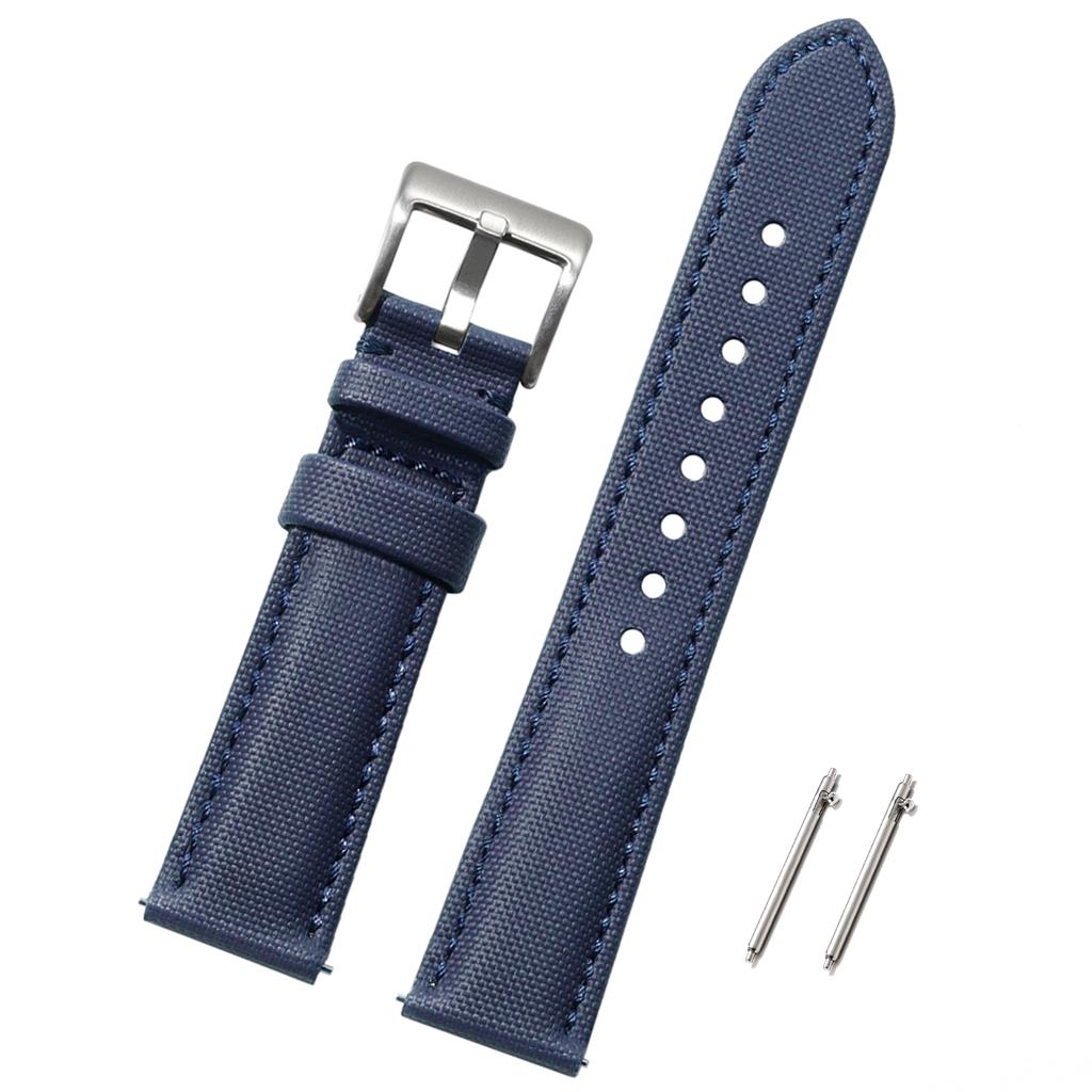 18mm 20mm 22mm Nylon+Skóra Pasek do Zegarka Oddychająca Miękka Opaska na Nadgarstek dla Omega 007 Bransoleta Mężczyźni Kobiety Szybkie Uwalnianie Akcesoria