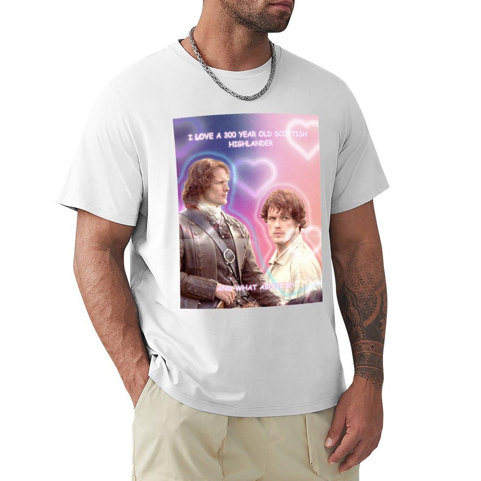 Unisexs Best I Love Jamie Frasergifts For Music Fan Tshirt Casual Minimalist Short Sleeve Top S