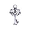 Simple Skeleton Key Charms Multi Color Alloy Pendants For Vintage Themed Jewelry
