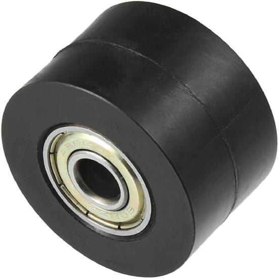 8mm Drive Chain Pulley Roller Slider Tensioner Wheel Guide for Street Bike Motorcycle ATV Black Item Replacement