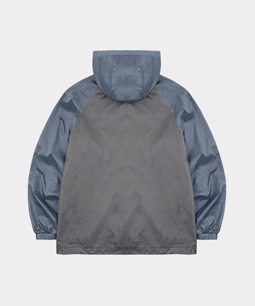 LETTERCOMO Two-Tone Shell Windbreaker Urban Blue
