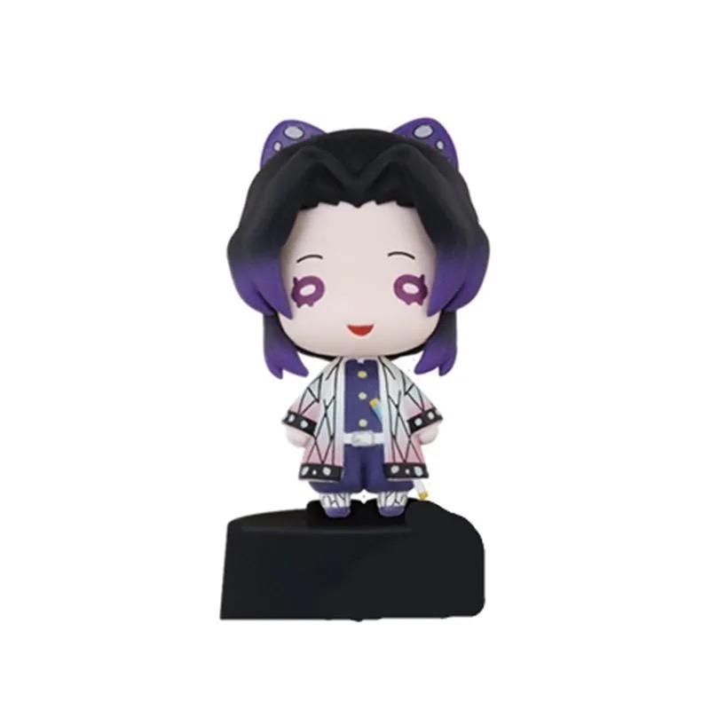 Demon Slayer Kimetsu No Yaiba Infinity Castle Gashapon Q Version Mini Drummer Figurine Iguro Obanai Action Figure Model Toys