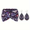 3pcs Boho Women's Hairband Set Wide Women's Earrings Set Twist Headband Earrings Set  Sports Wear