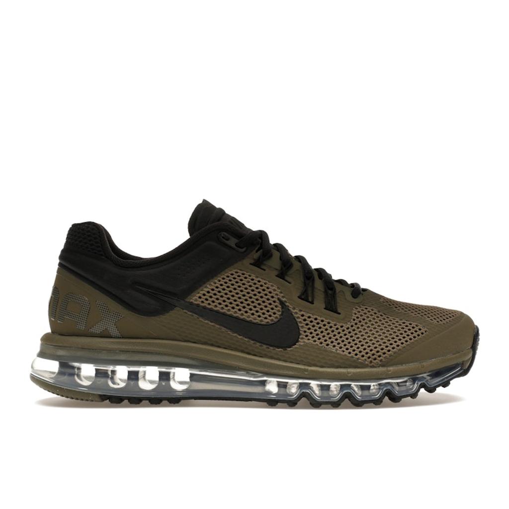 Nike Air Max 2013 Olive Black Men Sneakers Green Medium-Olive Metallic-Silver FZ3156-222