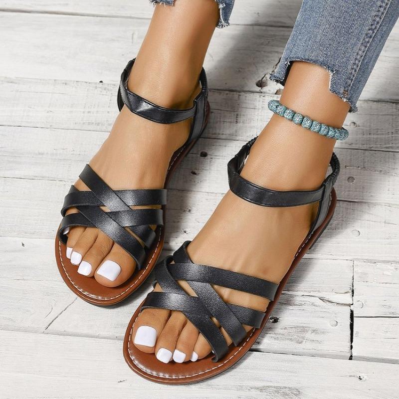New shoes fashion flats sandals beach shoes women's shoes
