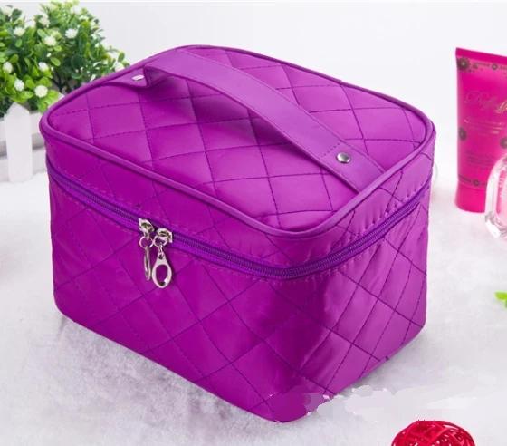 Cosmetic Box New Quilted Professional Cosmetic Bag Women's Large Capacity Storage Handbag Travel Toiletry Makeup Bag sac