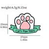 Claw Cat Adorable Style Alloy Pin Badge With Cute Design Animal