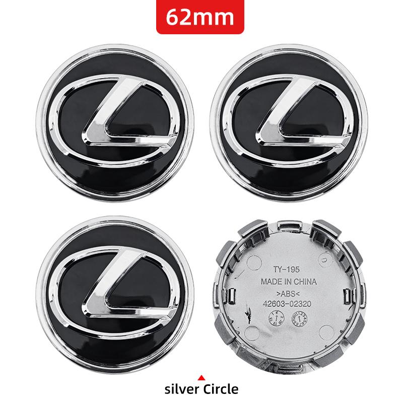 PYZW6 4Pcs 62mm 84mm Car Wheel Center Hub Caps Cover For Lexus F SPORT GS GX IS LS LX CT LC RC LBX NX RX 350h 450h ES UX 300e GX460