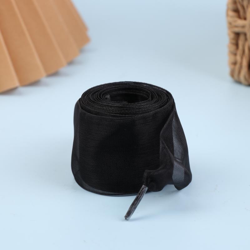 1Pair 4cm Wide Organza Shoe Strings 160cm Woman Bow Shoelaces Flat Silk Satin Ribbon Canvas Sneakers Sport Shoes Laces'