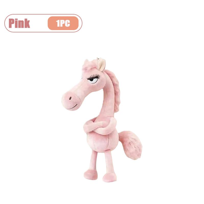 1/3/5/10PCS 2026 Year of The Horse Black Horse Plush Mascot Hanging Ornament Small Pony Bag Pendant Decoration