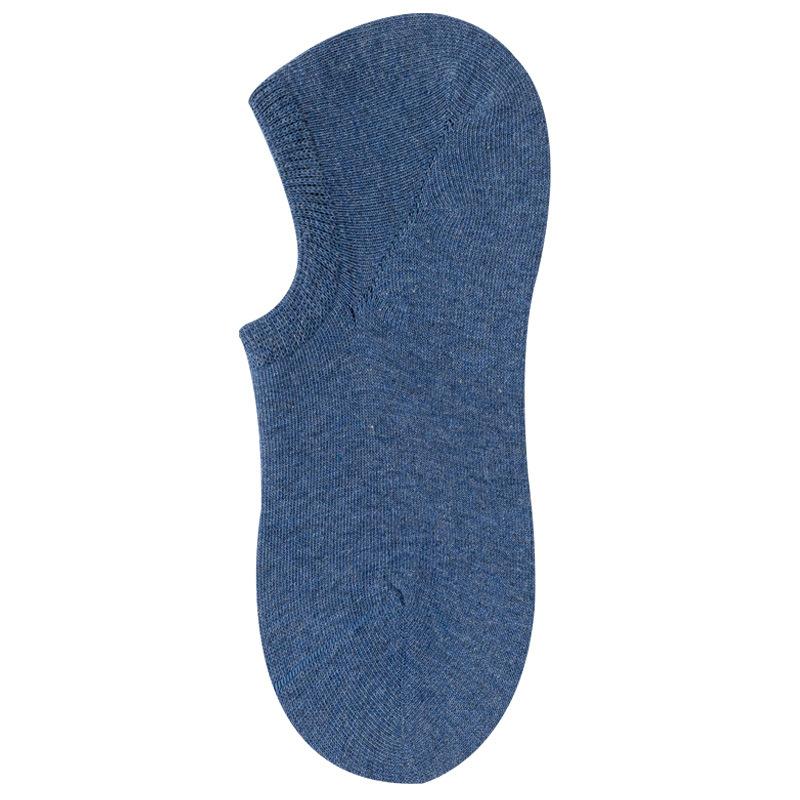 Summer Thin Men's Boat Socks, Anti-pilling and Non-dropping, Solid Color Deodorizing, Sweat-absorbing Invisible Socks, Pure Cotton Socks