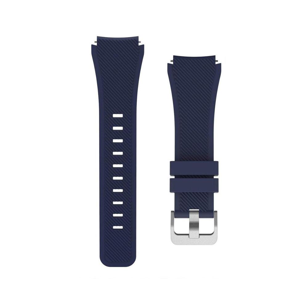 Classic 22mm Silicone Band for Samsung Watch 3/Gear S3 Frontier/Huawei Watch 3/3 Pro/GT/2 Sports Wristband for Amazfit GTR/Stratos/Pace