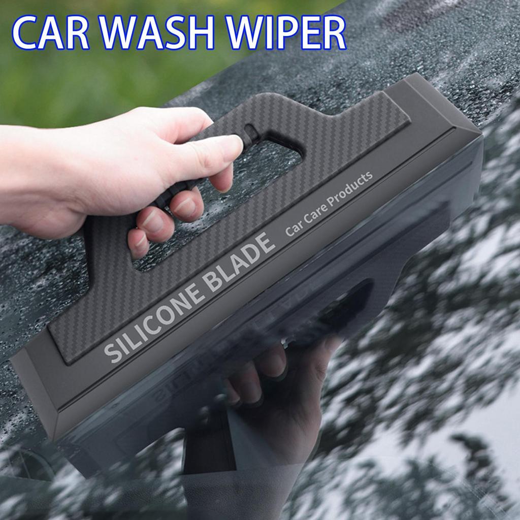 Car Squeegee Car Window Scraper Streak-proof Non-scratch Glass Cleaner Tool for Commercial Auto Detailing Boat RV Solar Panel