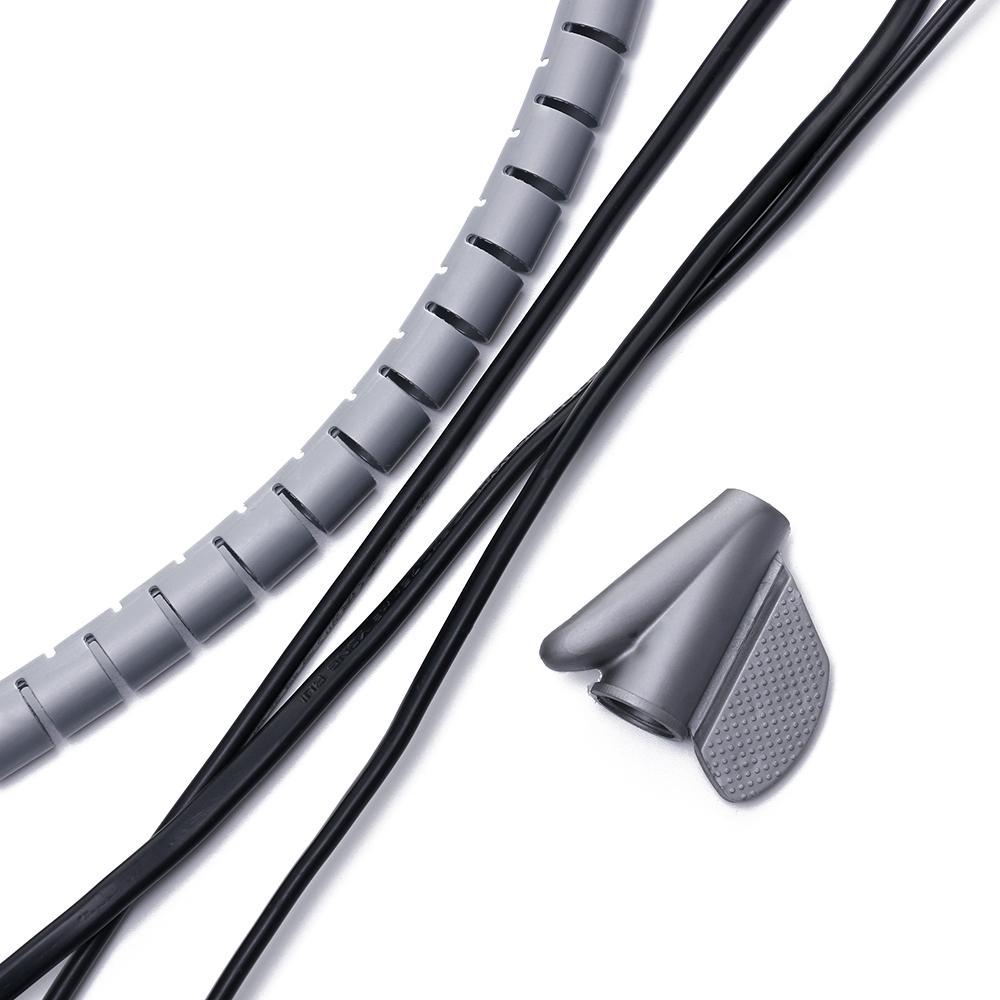 HDPE Wrap Clip Management  Flexible Spiral Tube Wire Organizer Cord Protector Cable Holder