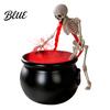 Realistyczny Efekt Dymu Gotowania Rekwizyt Halloweenowy Kociołek Wiedźmy Maszyna do Mgły Ultradźwiękowy Generator Mgły ze Świecącą diodą LED Dekoracja Sceny Czarownictwa Wewnętrzna
