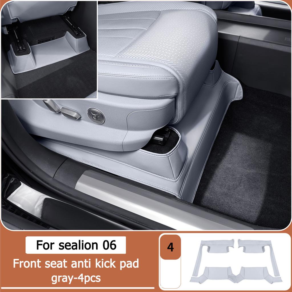 Protective Floor Mat For BYD Sealion 06 EV/DM-I Front Seats To Prevent Kicks And Scratches Car Interior Accessory