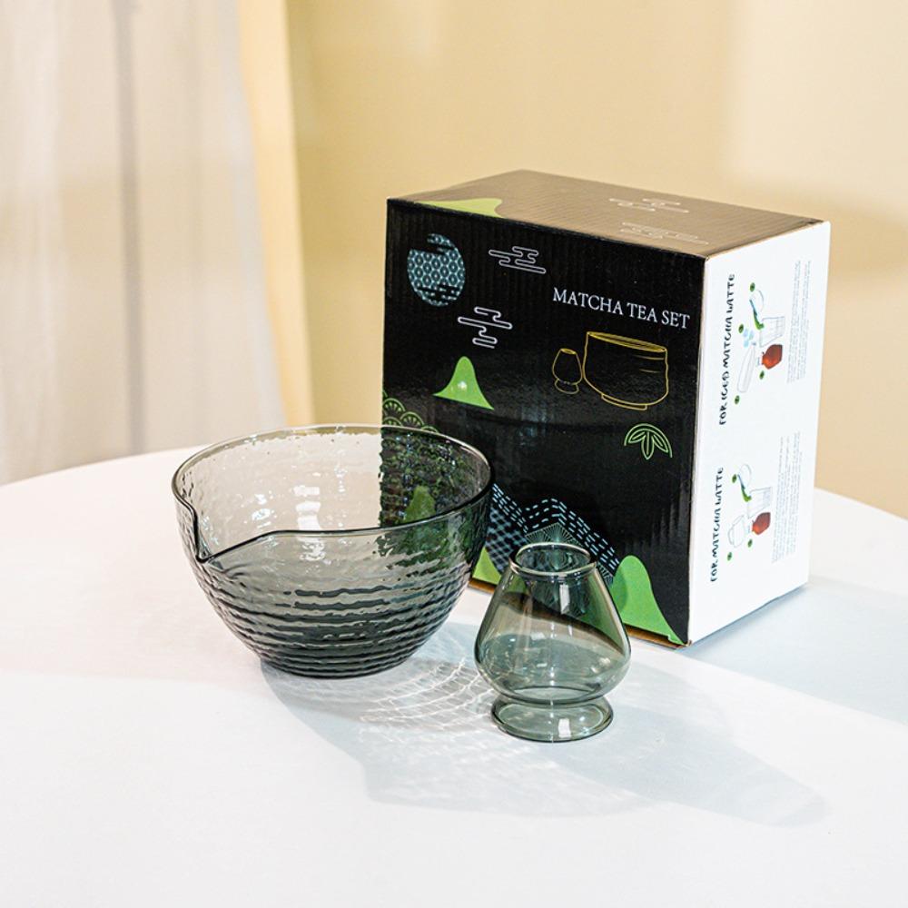 Mit Ausgießer Matcha-Zubereitungsset Texturierte Teeschalen Neues Matcha-Besenset Teeliebhaber