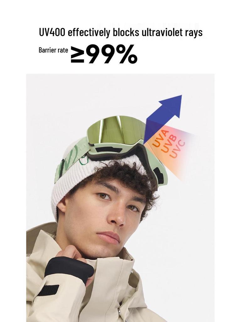 VECTOR Wanketu Magnetic Ski Goggles, Anti-fog, Myopia-Friendly, Helmet-Compatible for Men & Women