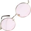 Gold X Light Pink Fashion Glasses Stylish Eyeglasses for Men and Clear Colored UV Popular [Berkuto] (Non-prescription) Stylish, Women, Square,