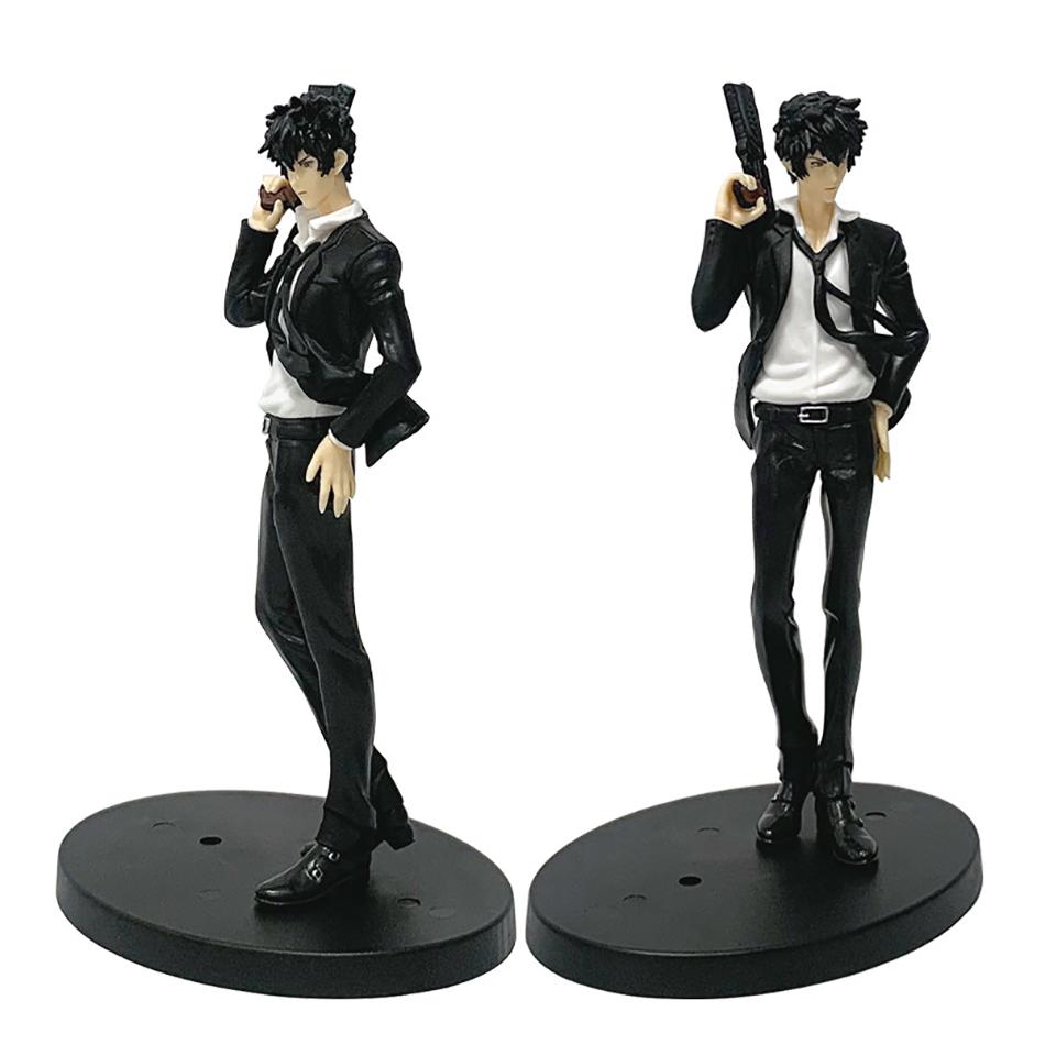 18cm Psycho-pass Psycho Pass Makishima Shougo Kougami Shinya Anime Pvc modelo 2Pcs figure escritorio periferia adornos muñe