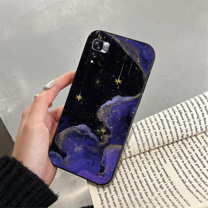 Clound Moon Star Night Funda Phone Case For Xiaomi Redmi Note 14 Pro 14 13 12 11 10 Pro 14S 12S 11S Redmi 14C 13C 10