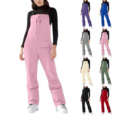 Unisex Waterproof Ski Suit: Quick-Dry Jacket & Straight-Leg Sports Pants