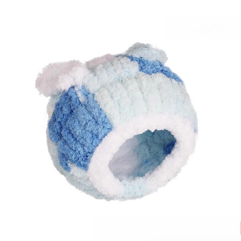 Plush Woven Parrot Bird Nest Soft Warm Cave Hut Multiple Colors Cozy Rest House for Small Pet Birds Cage Indoor