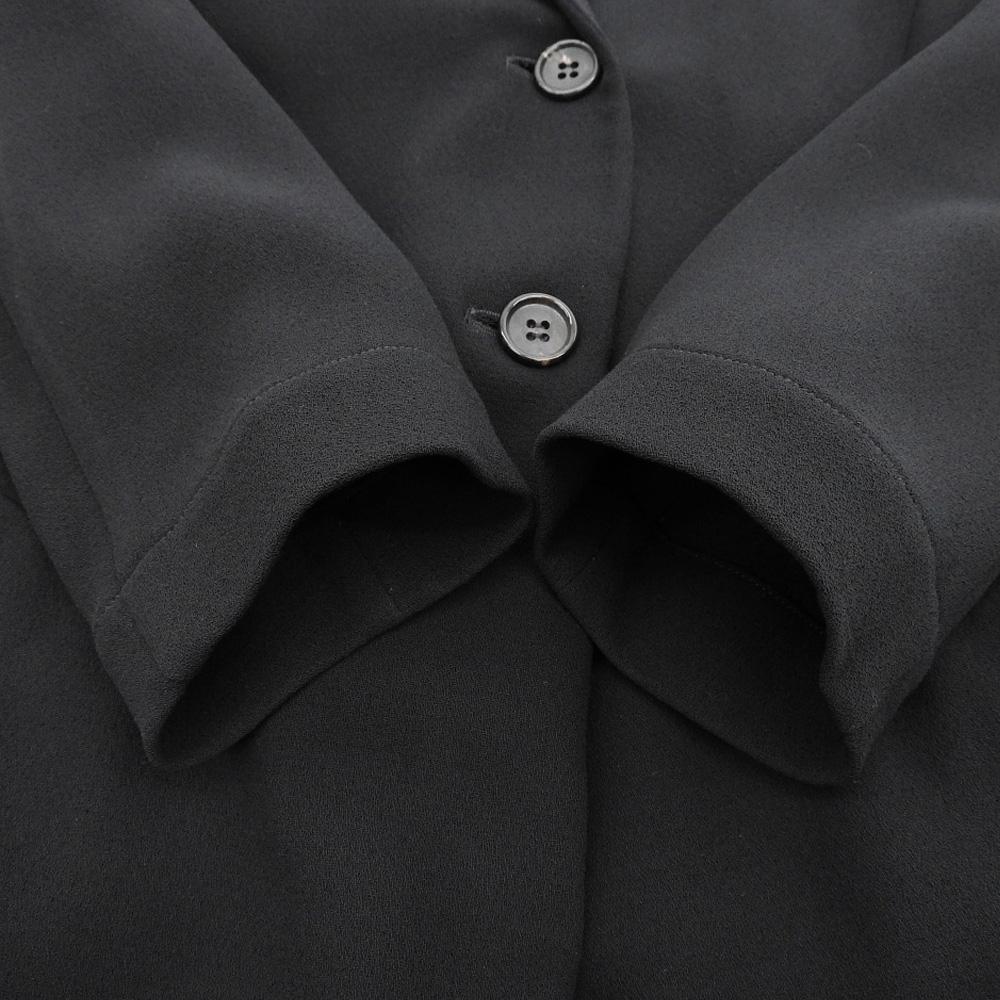 JIL SANDER+ Women's Chesterfield Coat, Black, Size 38 Coat 38 blackUsed