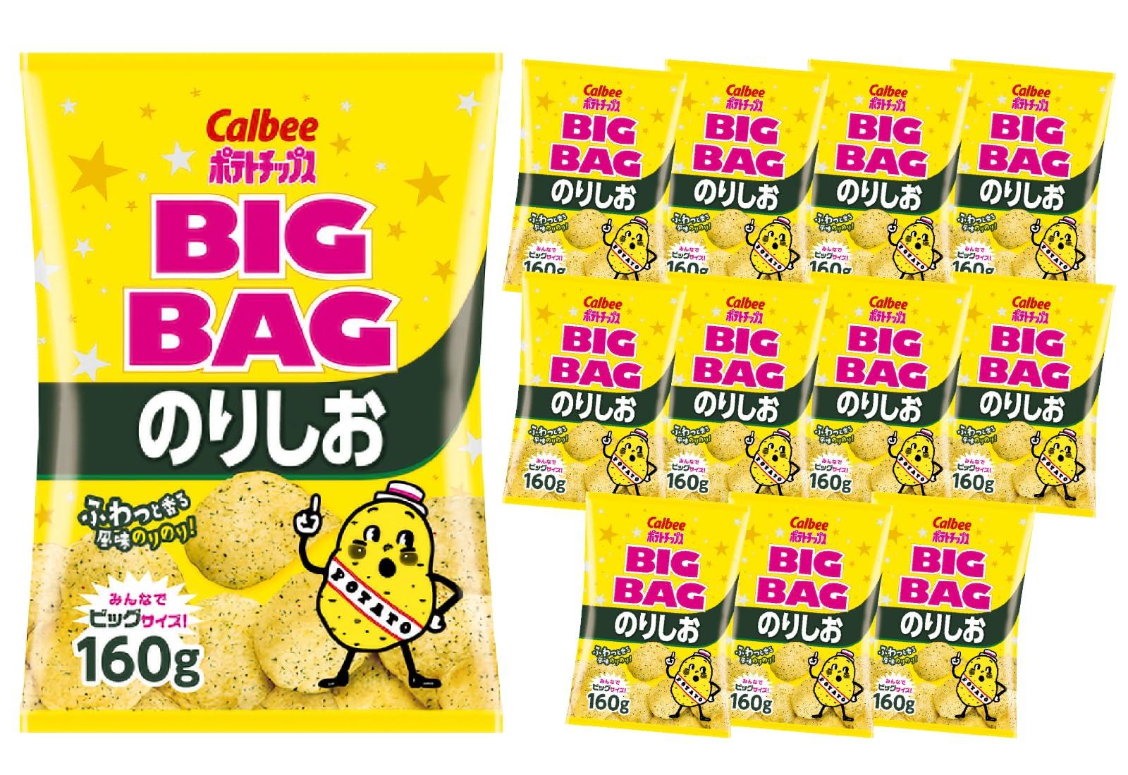 

Calbee BIG BAG Картофельные чипсы Norishio 160 г x 12 пакетов