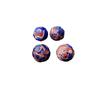 Antique Hand-Carved Multi-Layer Hollow Lampwork Glass Beads, 2.6cm Diameter, Random Patterns, Loose Beads
