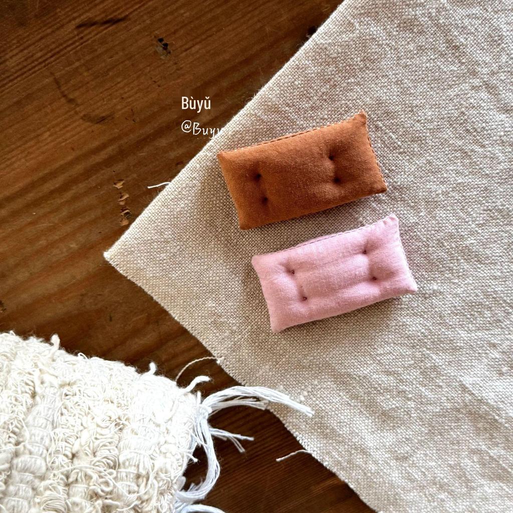 Nian Nian Colorful Fabric Square Hair Clip for Children