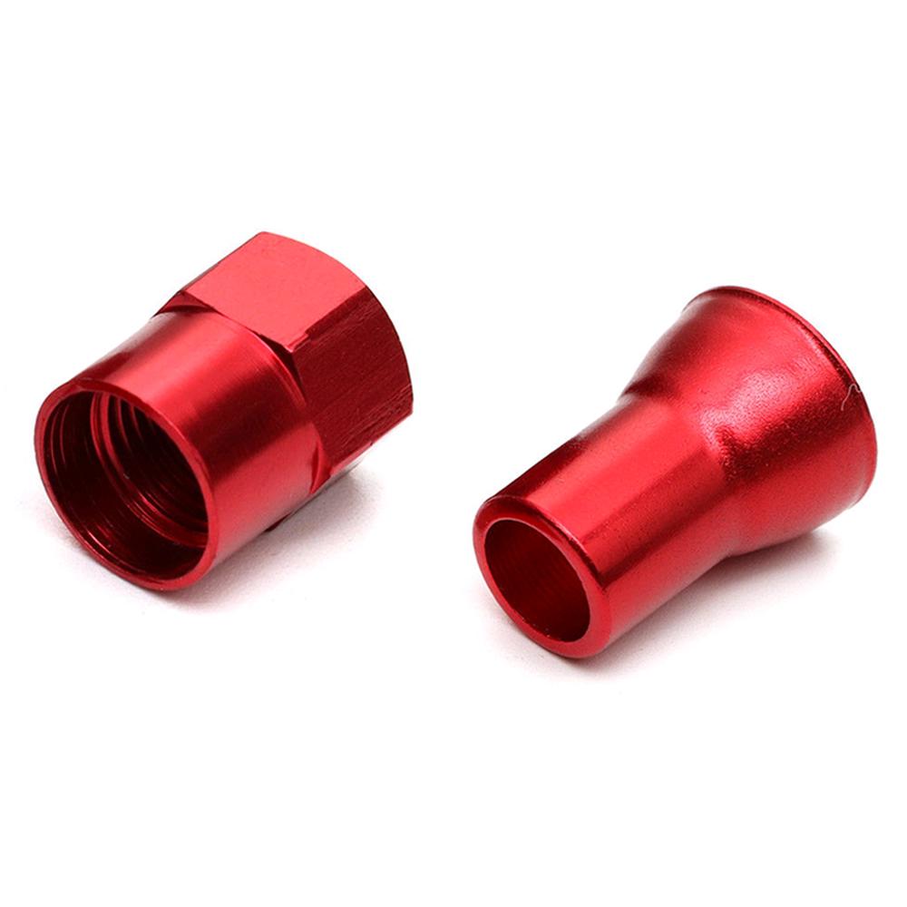 4 Set TR413 Red Car Truck Tire Wheel Tyre Valve Stem Hex Caps with Sleeve Covers Tyre Valve Caps Car Wheel Tire Valve Caps Stem Caps1