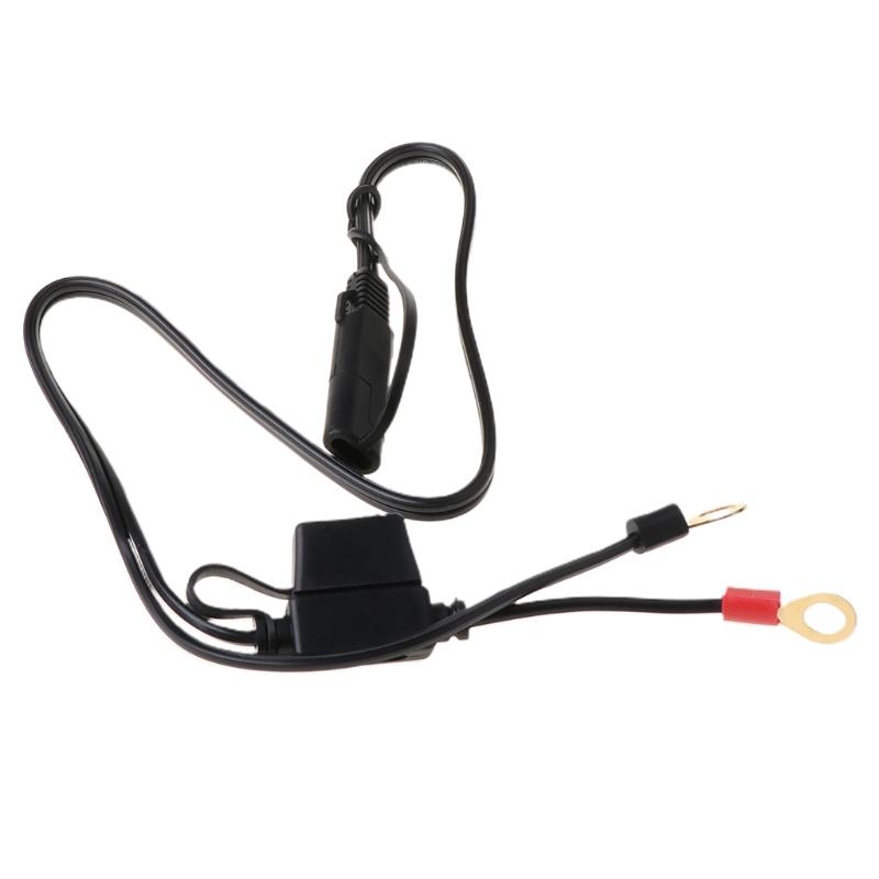 DC12-24V Motorcycle Battery Terminal Ring Sae Connector Harness Adapter