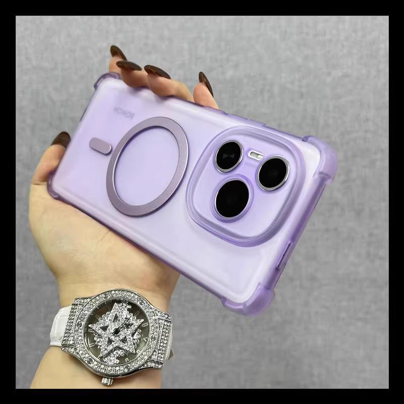 Airbag Shockproof Magnetic Wireless Charging Case For OPPO Reno 14 14F Reno13 13F Reno 13 12 F Pro 12F 11F Magsafe Clear Cover